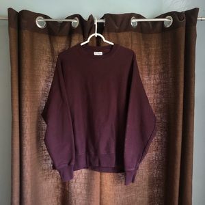 Vintage Champion Extra Large Maroon Reverse Weave Crewneck Sweatshirt
